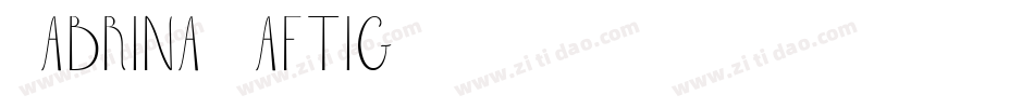 Sabrina Zaftig NF字体转换
